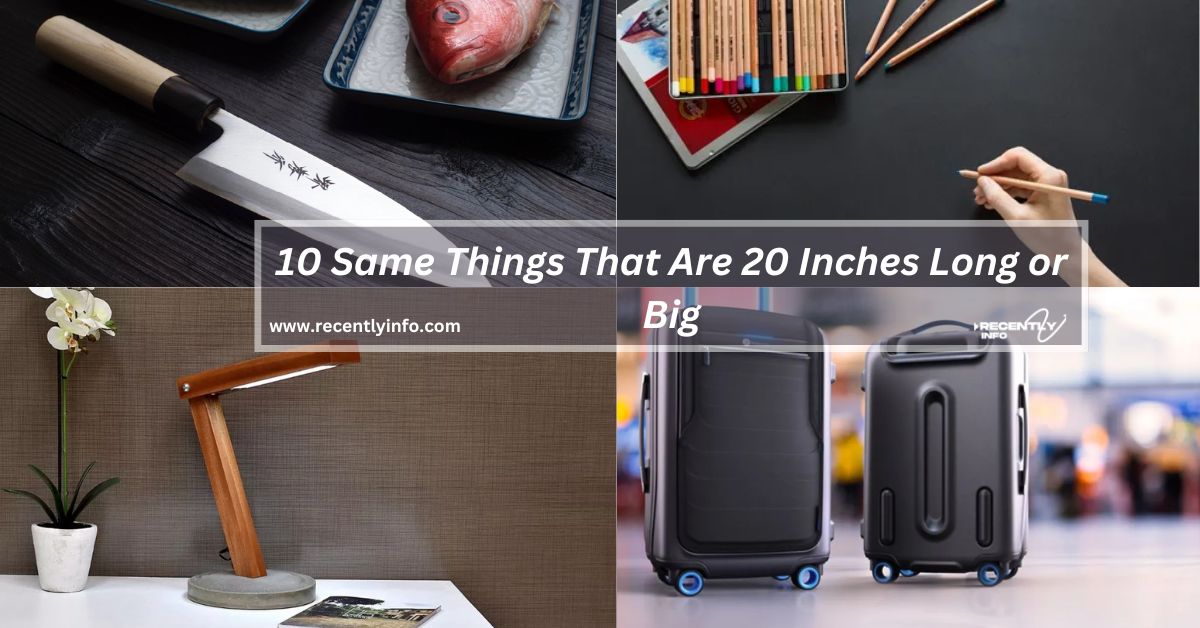 10 Same Things That Are 20 Inches Long or Big