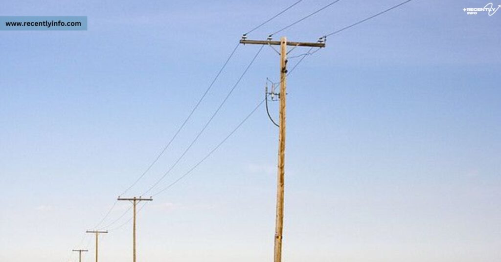 Four Telephone Poles